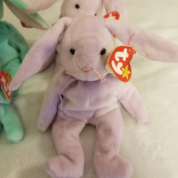 Original ty beanie Baby bunnies floppity hoppity hoppity - Picture 3 of 7
